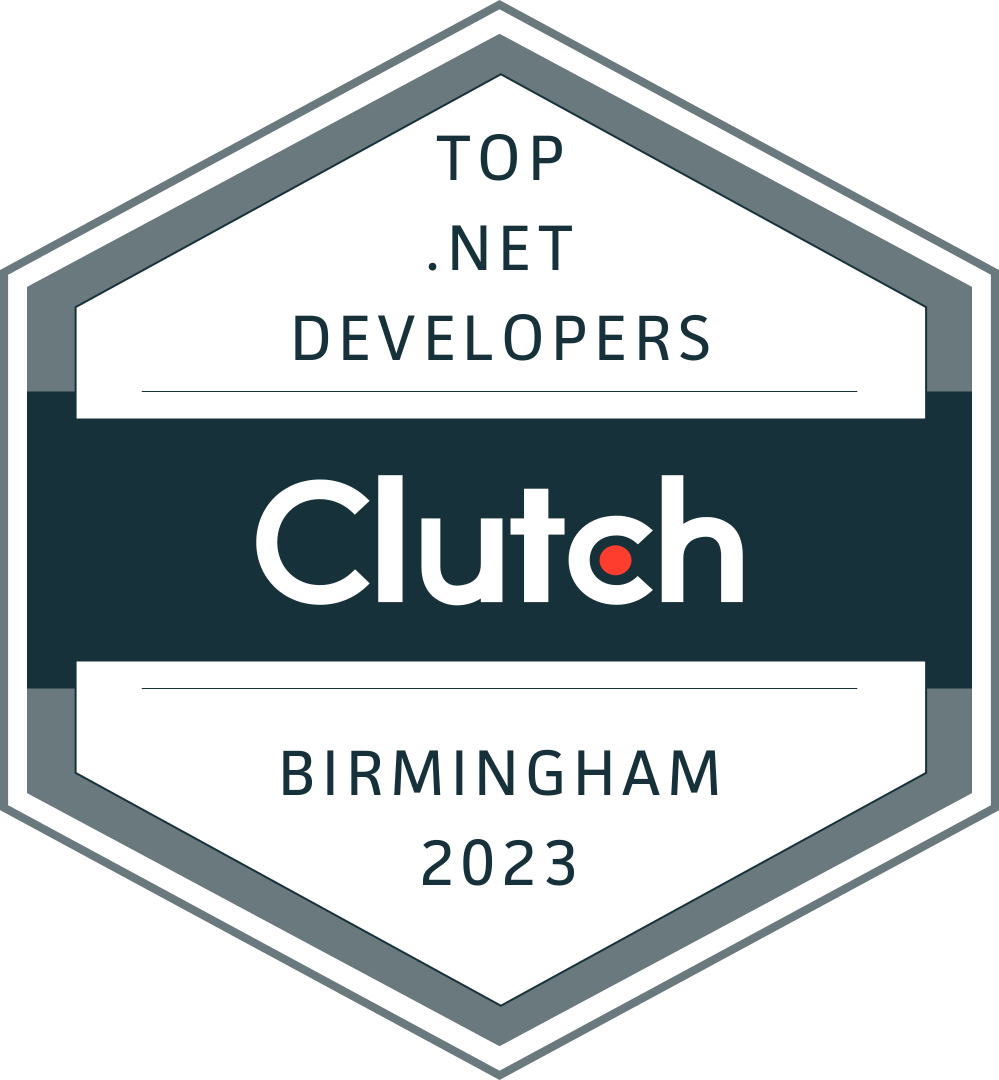 Top .NET developers Clutch badge